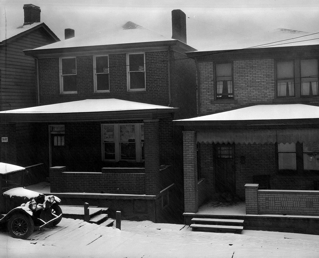 William Street properties, Pittsburgh, Pennsylvania, 1933.
