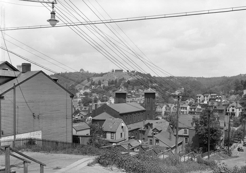 Schimmer Street city steps from Frederick Street, 1930