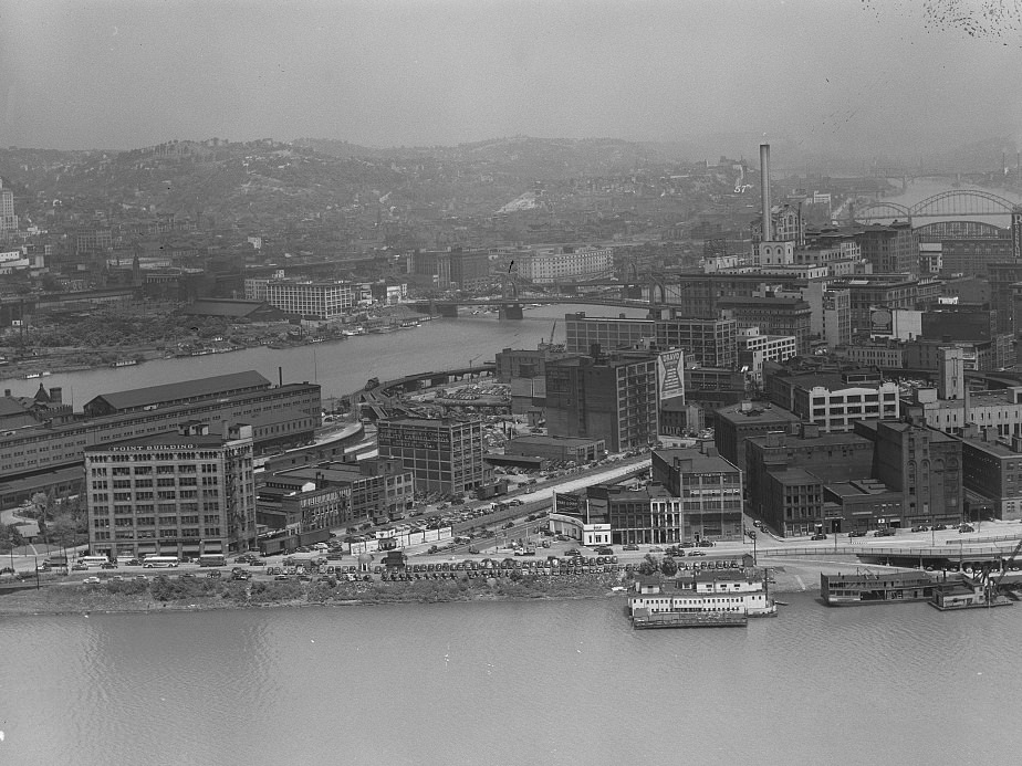 Unidentified Pittsburgh scene, 1941.
