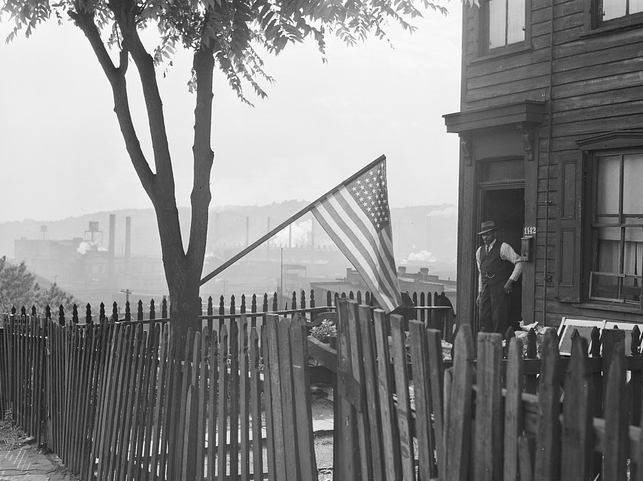 Flag Day in Pittsburgh, 1941.