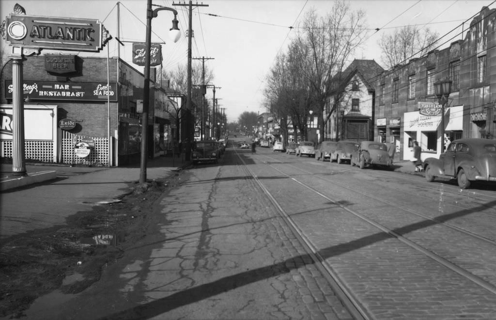 A view of Murray Avenue at 1822-44, looking north, 1947