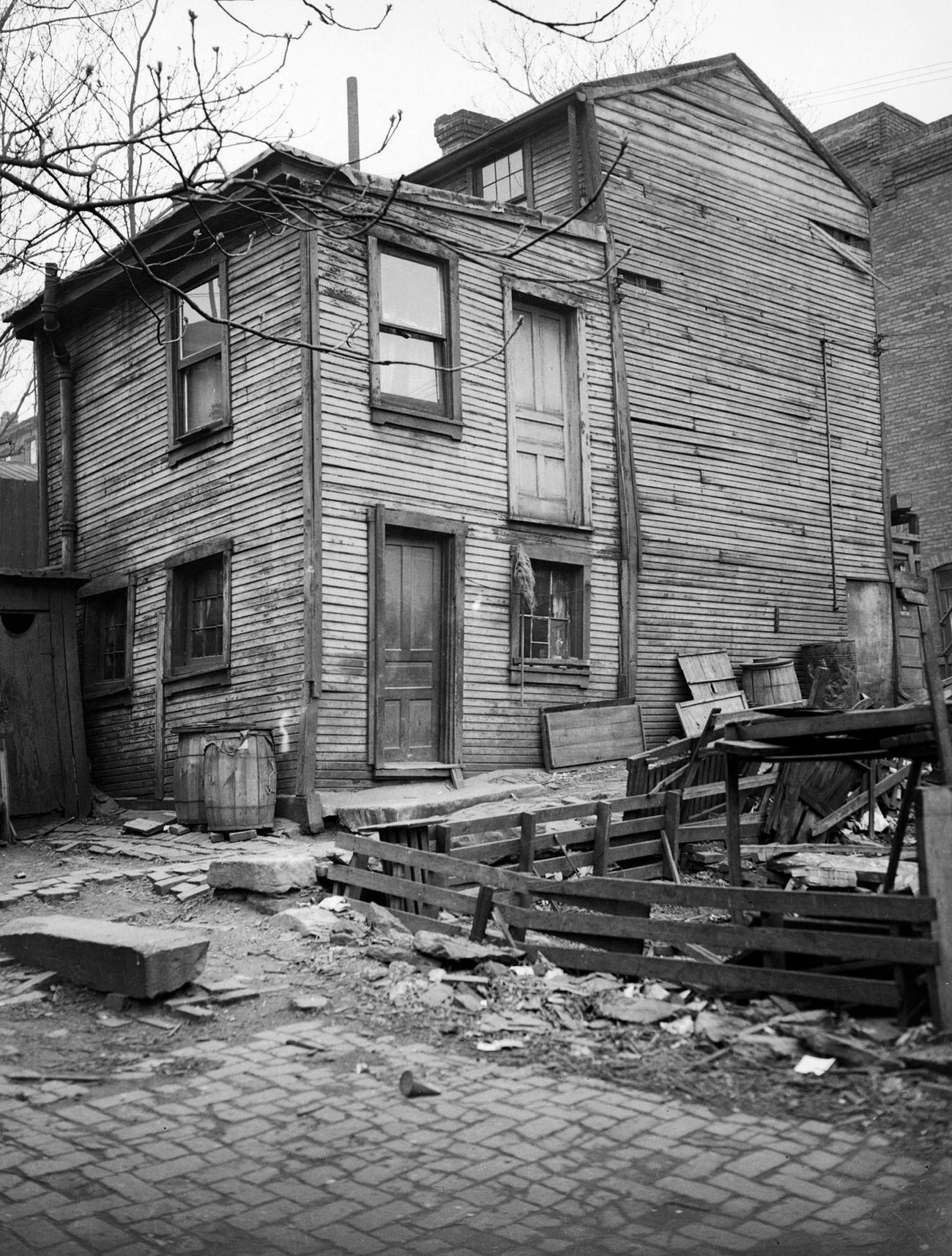 Condemned Home of Hattie Dodson and Mary Davenport, Hill District, 1946