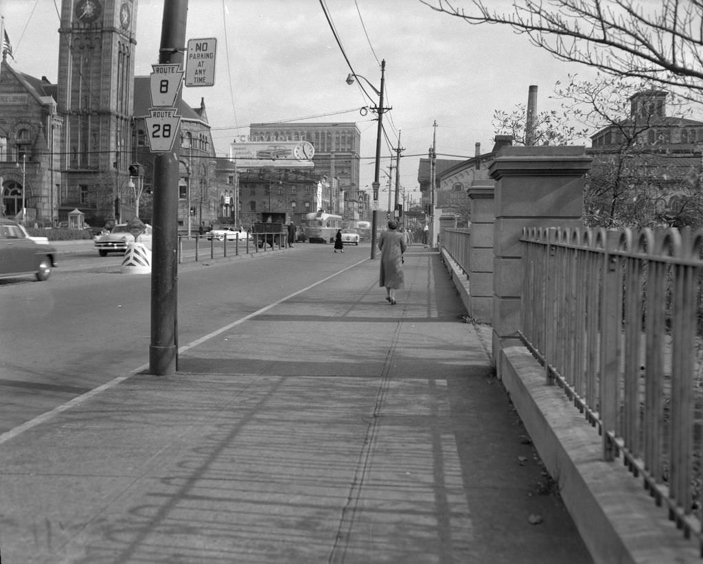 Former Allegheny Carnegie Library on West Ohio Street, 1956