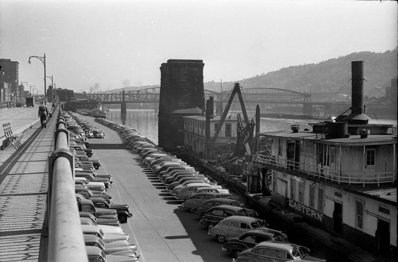 Mon Wharf, Pittsburgh, Pennsylvania, 1951