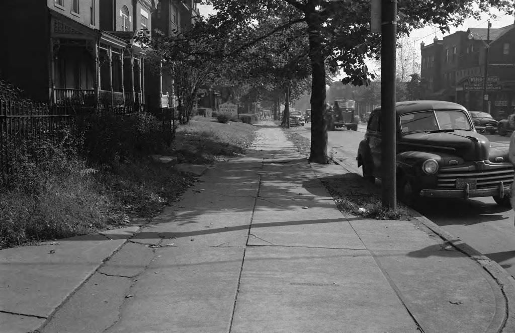 Liberty Avenue Homes View, 1950