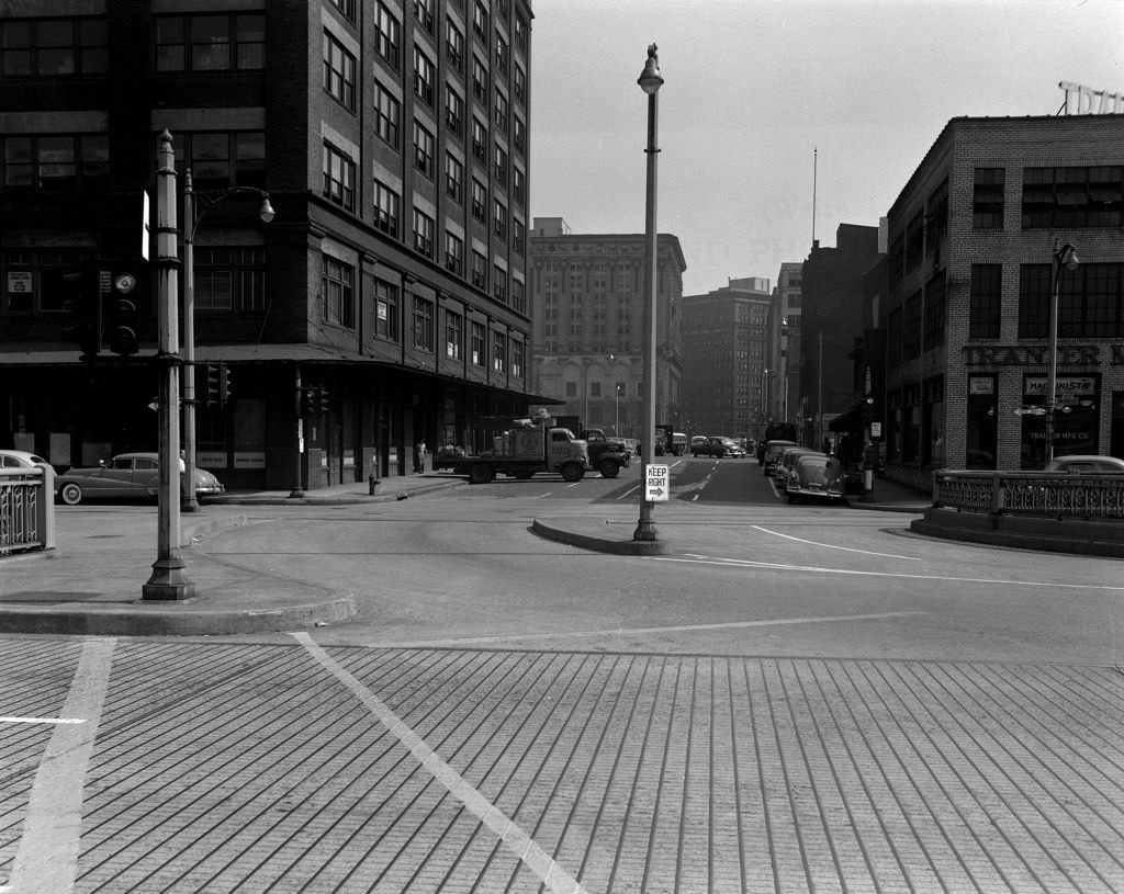 Water Street at Intersection with Ferry, 1951