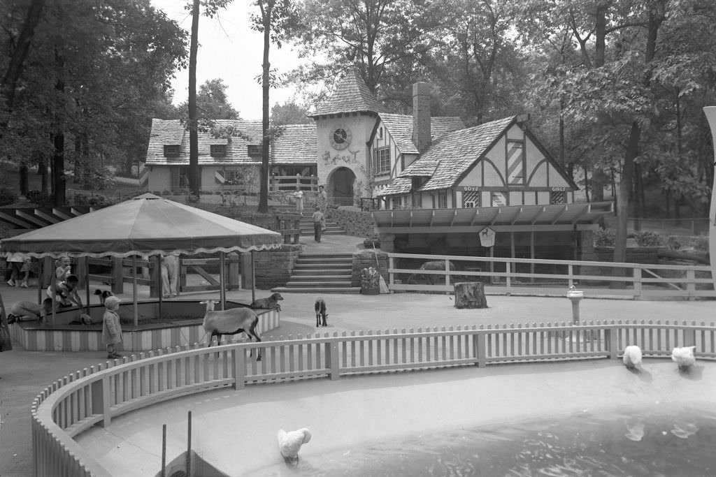 Children's Zoo Activity Building in Pittsburgh Zoo, 1953.