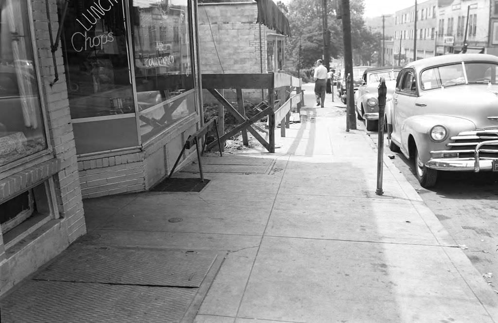 View of Murray Avenue looking south, 1950