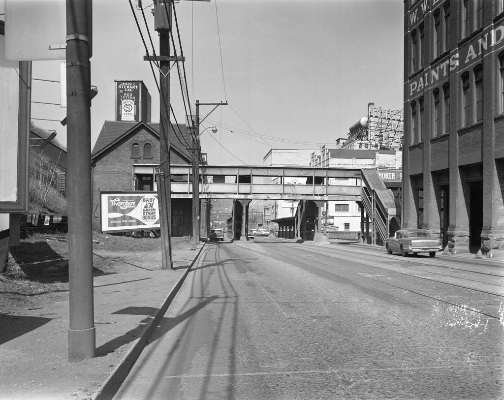 Duquesne Incline Footbridge, 1969