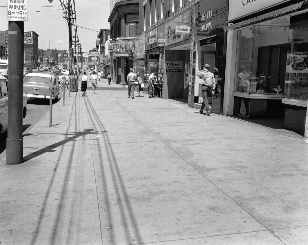 Penn Avenue in East Liberty, 1960.