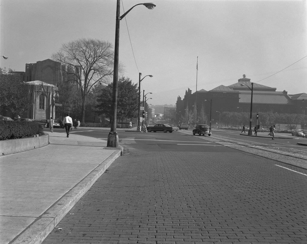 Forbes Avenue and Bigelow Boulevard, 1967