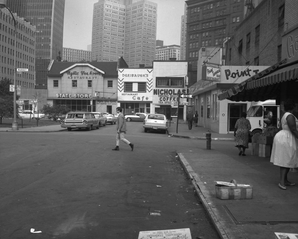 Market Square from Oyster House, 1966
