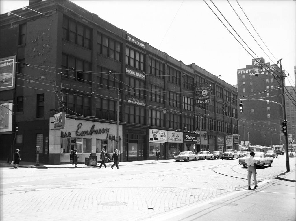 Embassy Bar in Galbreath Building Site, 1965