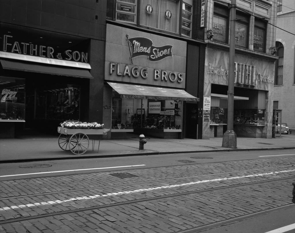 Flagg Brothers Shoe Store on Fifth Avenue, 1965