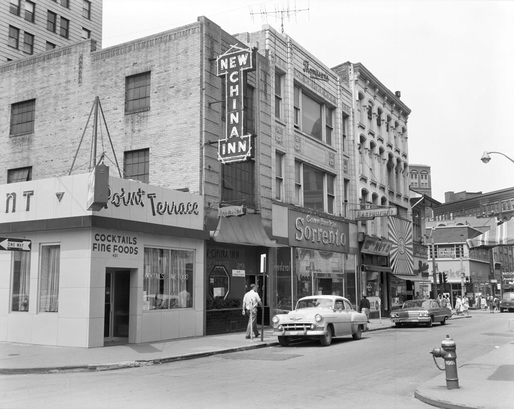 New China Inn and Sorrento Restaurant, 1964