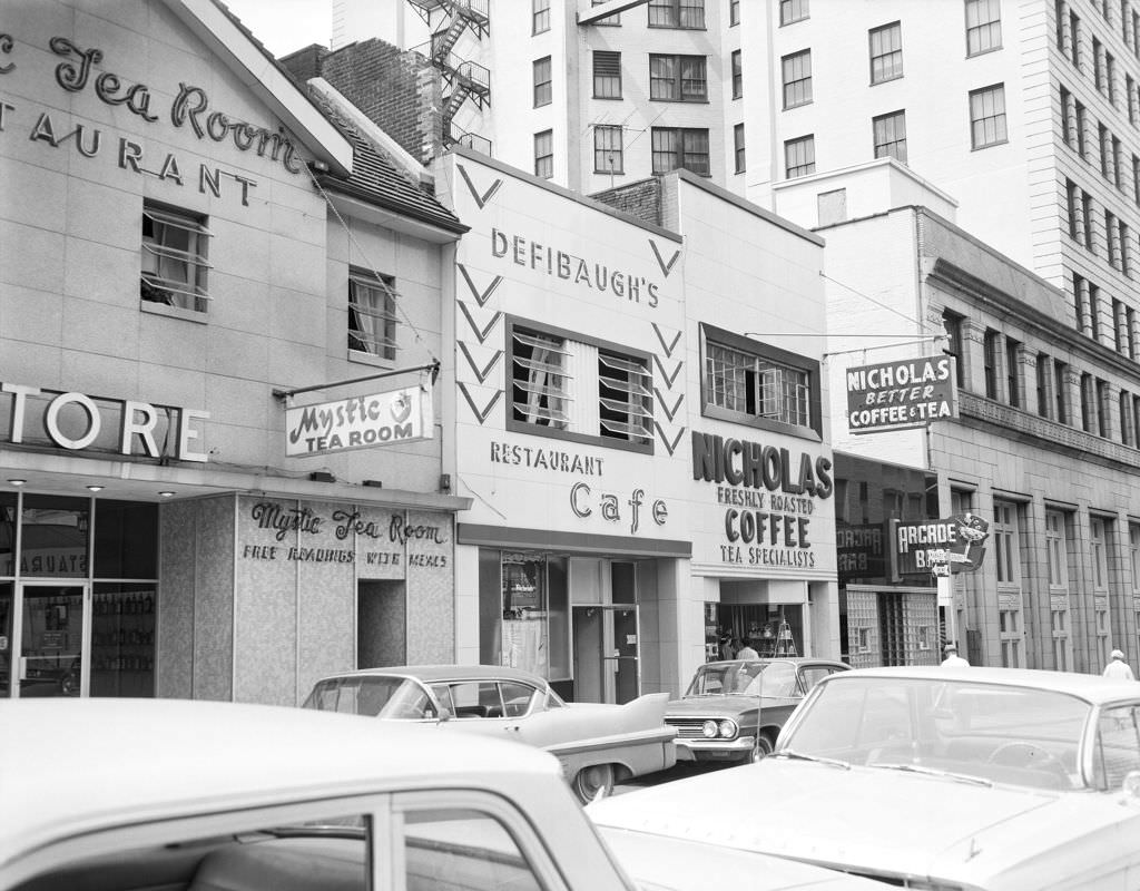 Nicholas Coffee and Mystic Tea Room, 1964