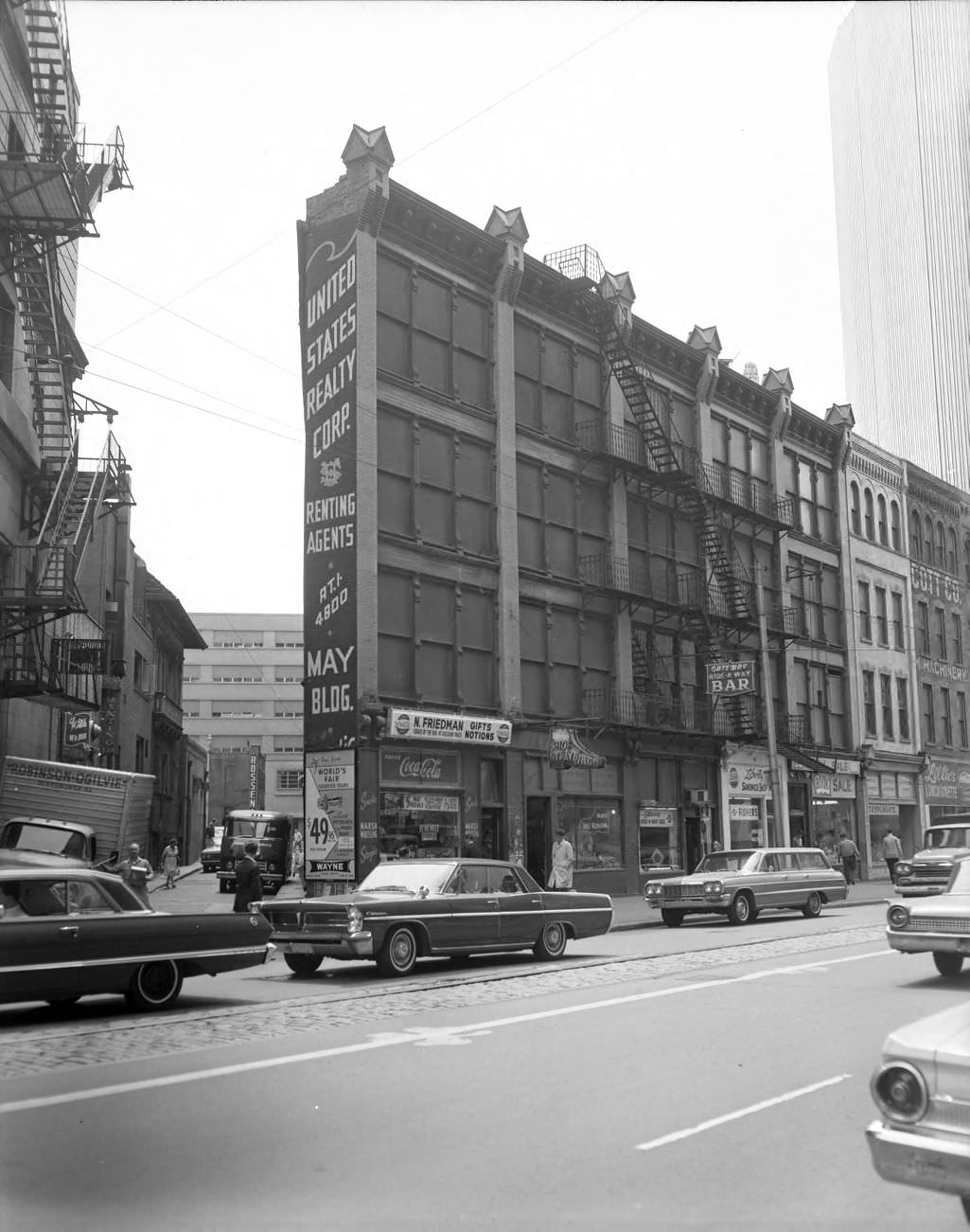 Liberty Avenue Shops, 1964