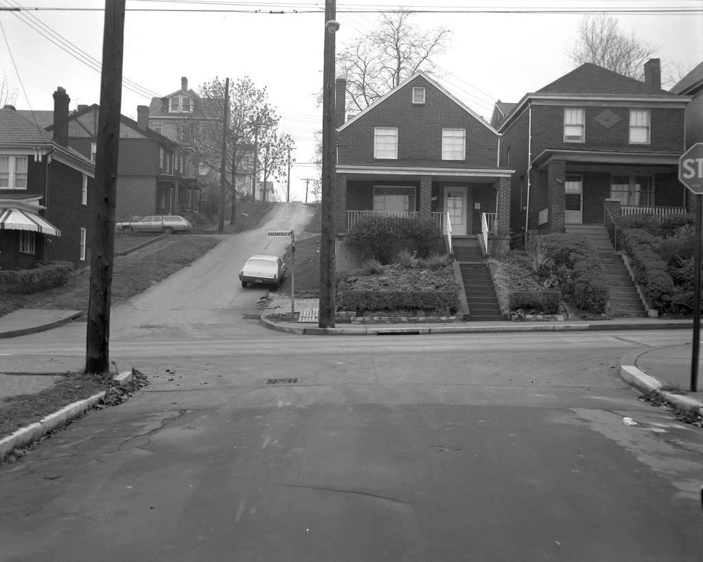 Delevan Street looking towards Greenfield Avenue, 1970