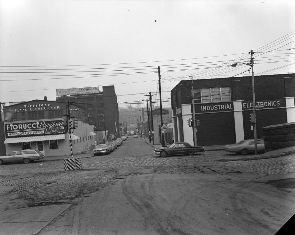 Intersection of 28th Street and Liberty Avenue, 1971