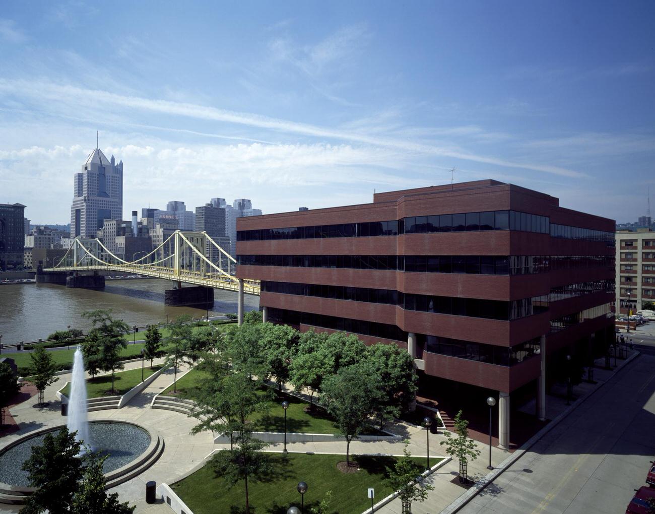 Scenic view of Pittsburgh, Pennsylvania, 1980.