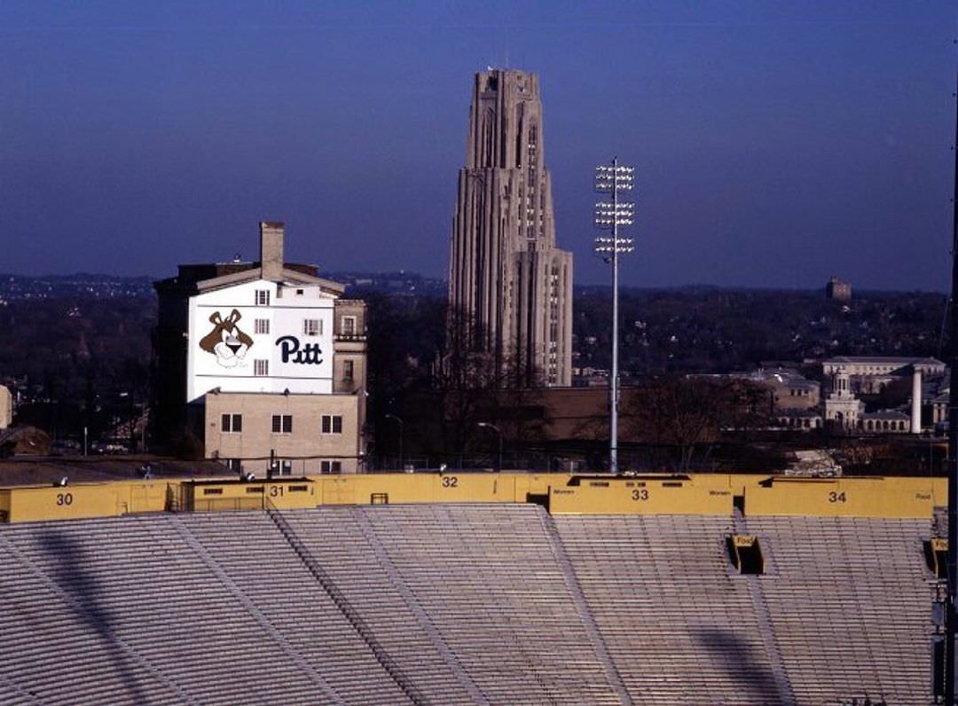 Pitt Stadium in the 1990s.