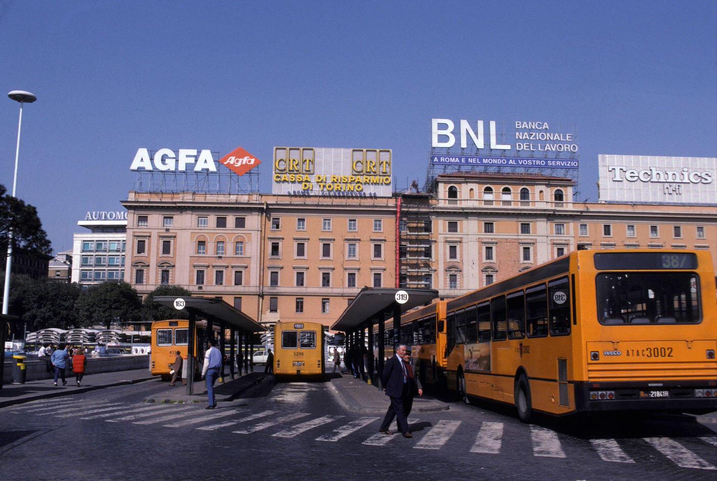 Rome Termini Station, Italy's Largest Railway Station, 1987