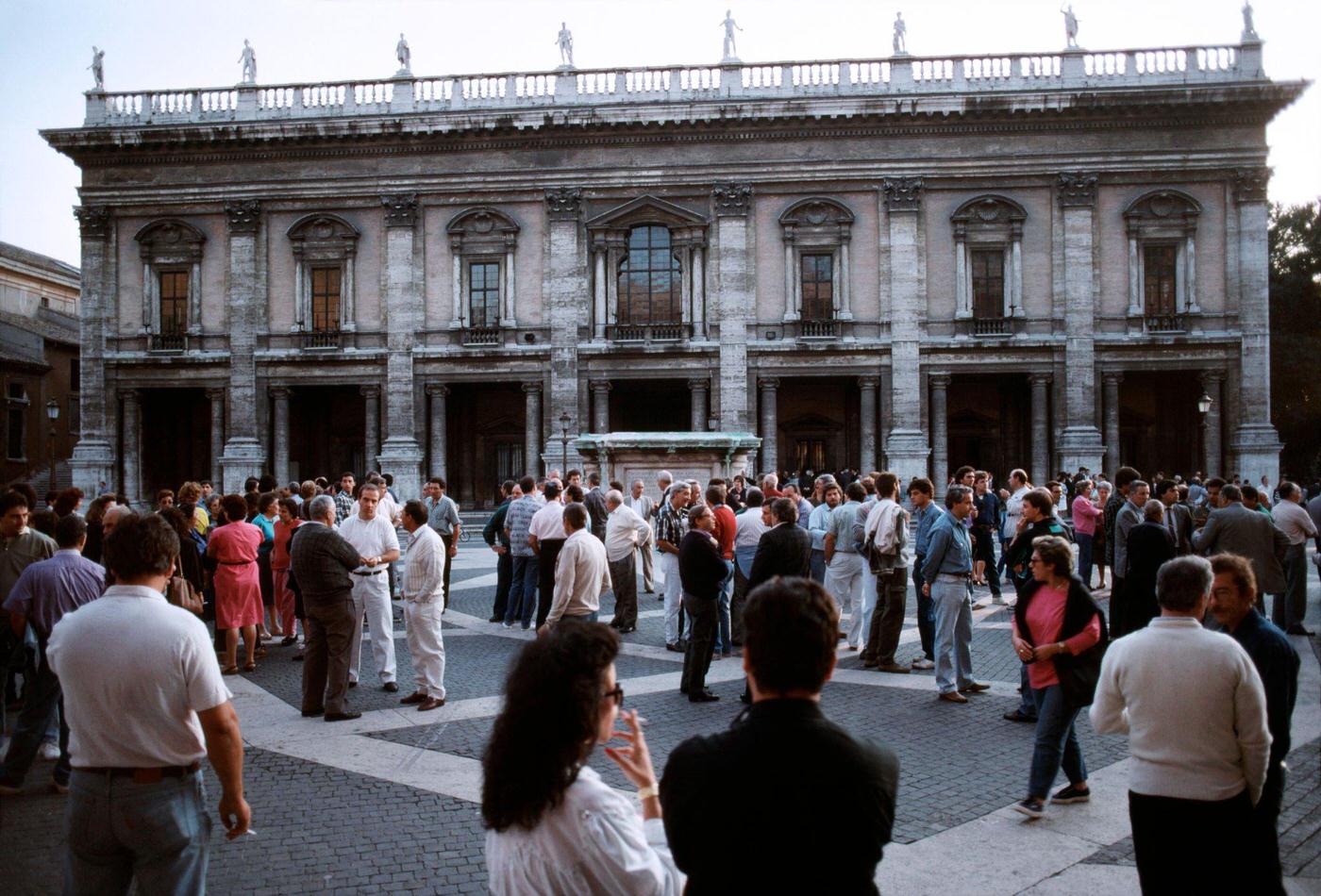 Piazza del Campidoglio in Rome, 1988