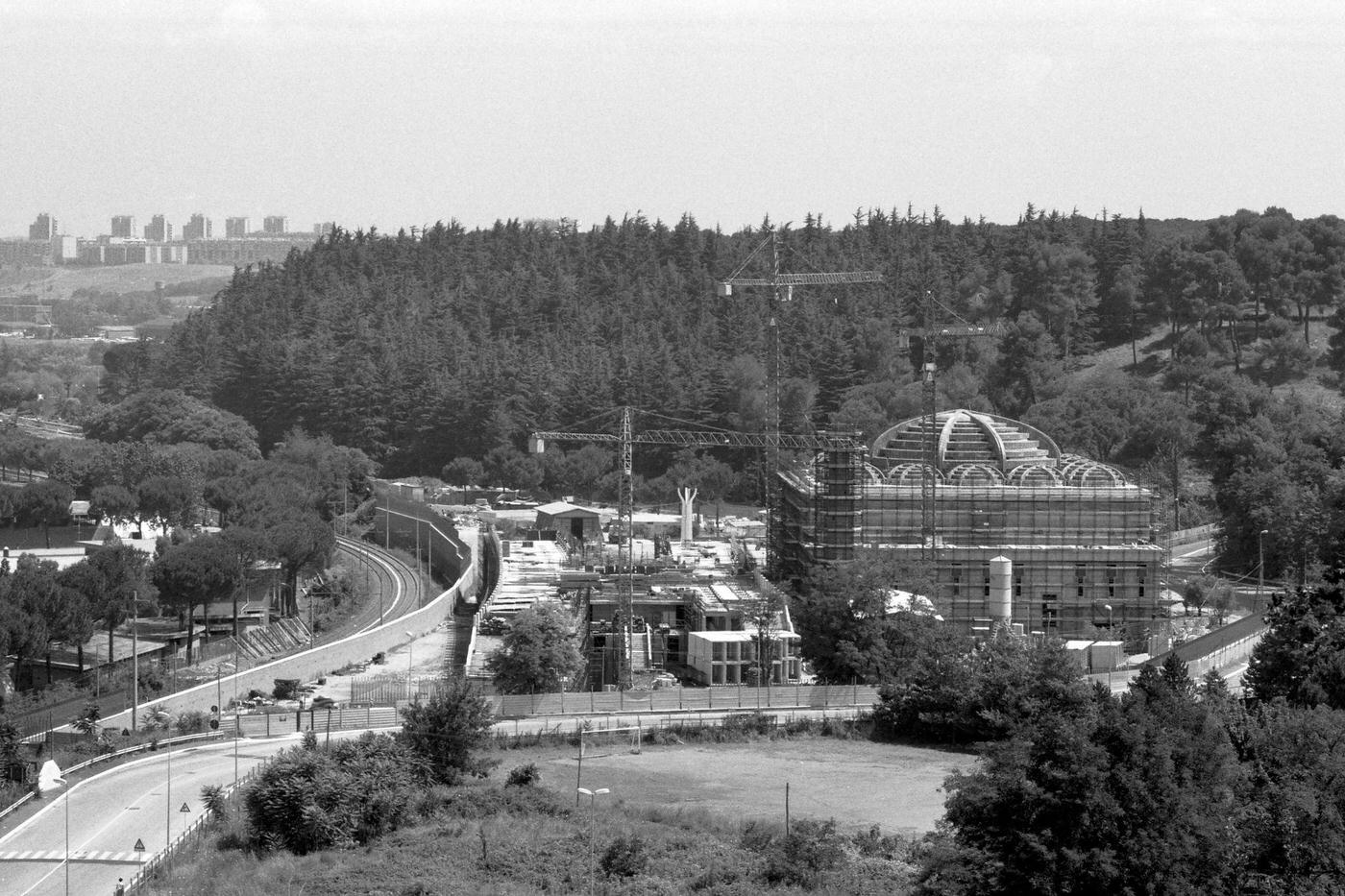 Rome Mosque Under Construction, 1989