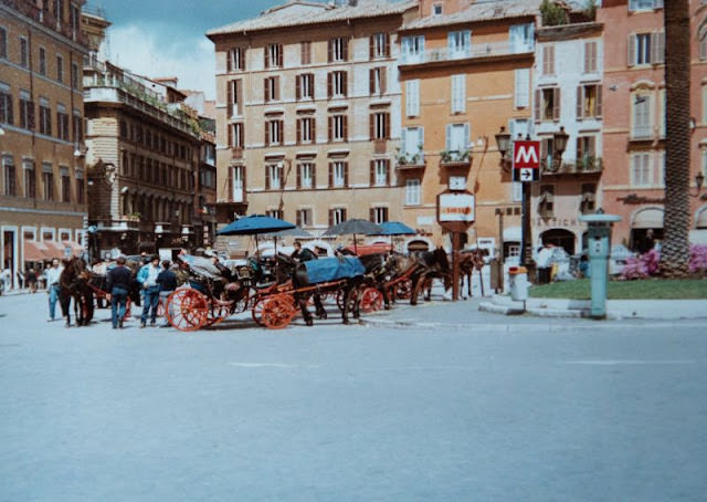 Piazza del Spagna, Rome, 1985