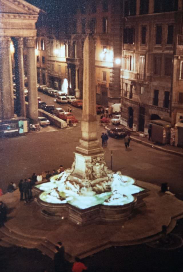 Pantheon Square, Rome, 1985