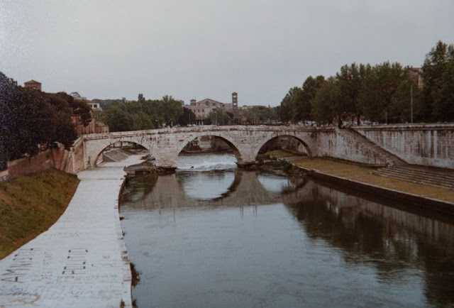 River Tiber, Rome, 1985