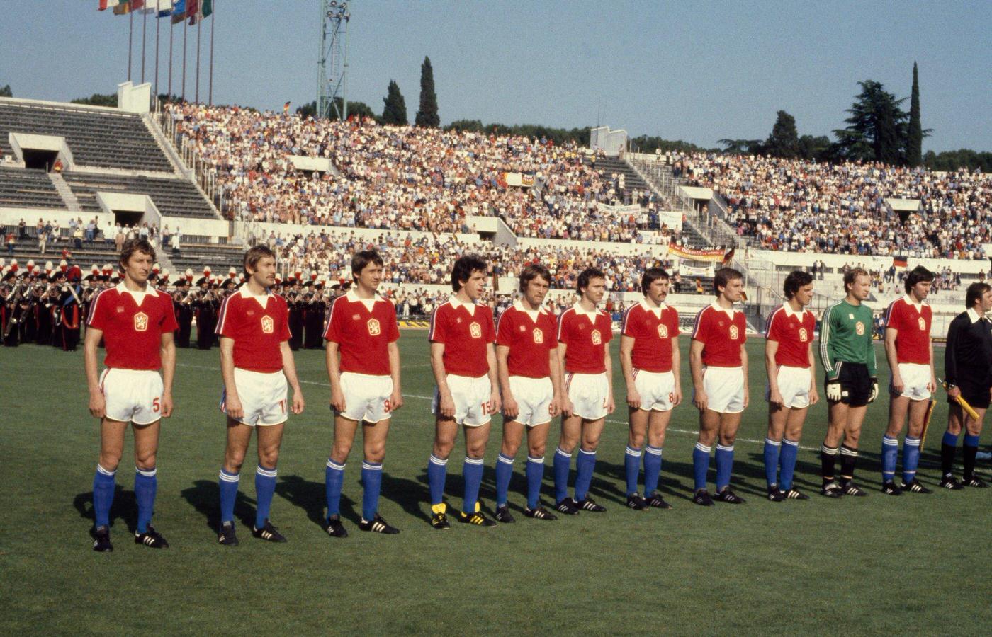 Czechoslovakia Team Line-Up at UEFA Euro 1980, Rome