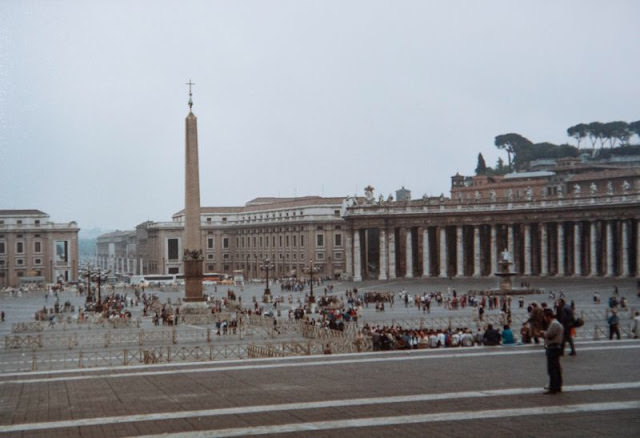 St Peters Square, Vatican City, Rome, 1985