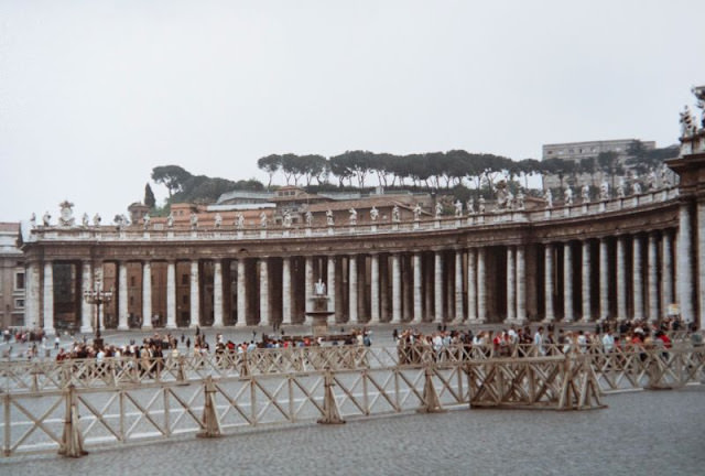 St Peters Square, Vatican City, Rome, 1985