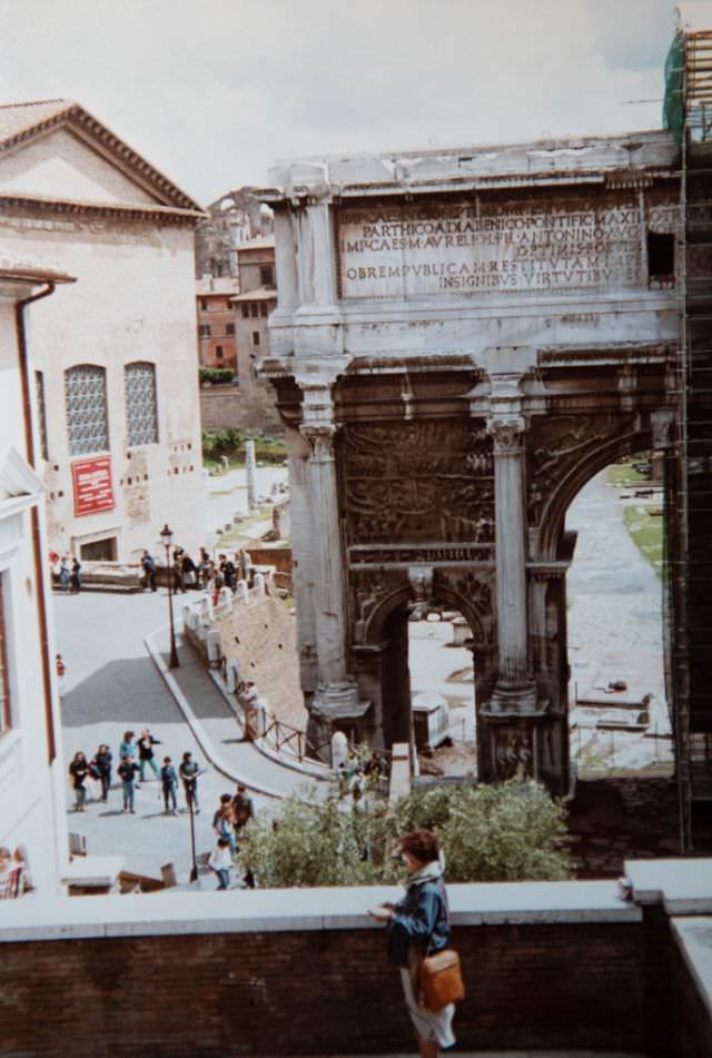 The Roman Forum, Rome, 1985