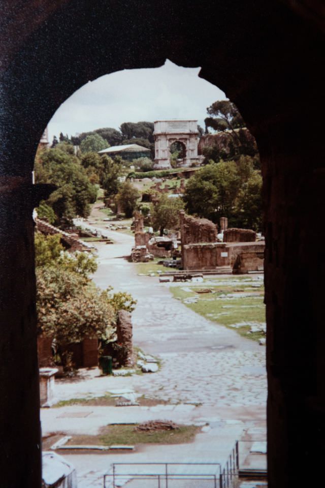 The Roman Forum, Rome, 1985