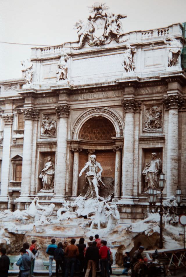 Trevi Fountain, Rome, 1985