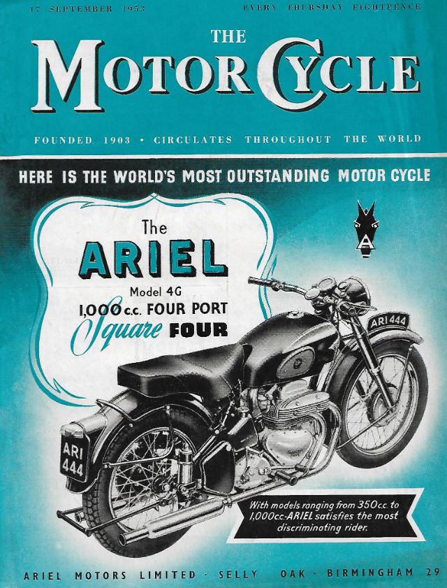 The Motor Cycle magazine, September 17, 1953