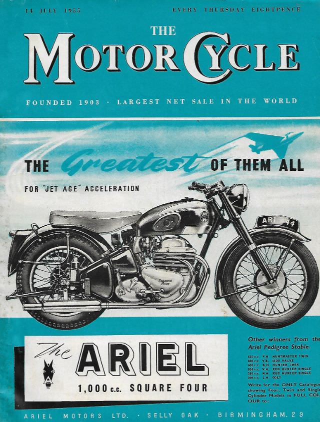 The Motor Cycle magazine, July 14, 1955