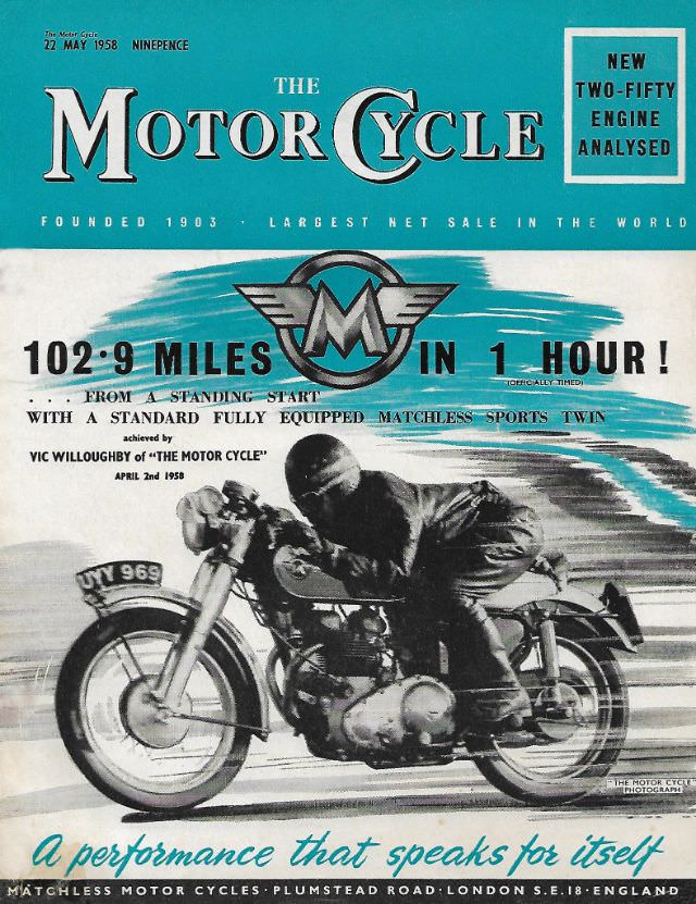 The Motor Cycle magazine, May 22, 1958