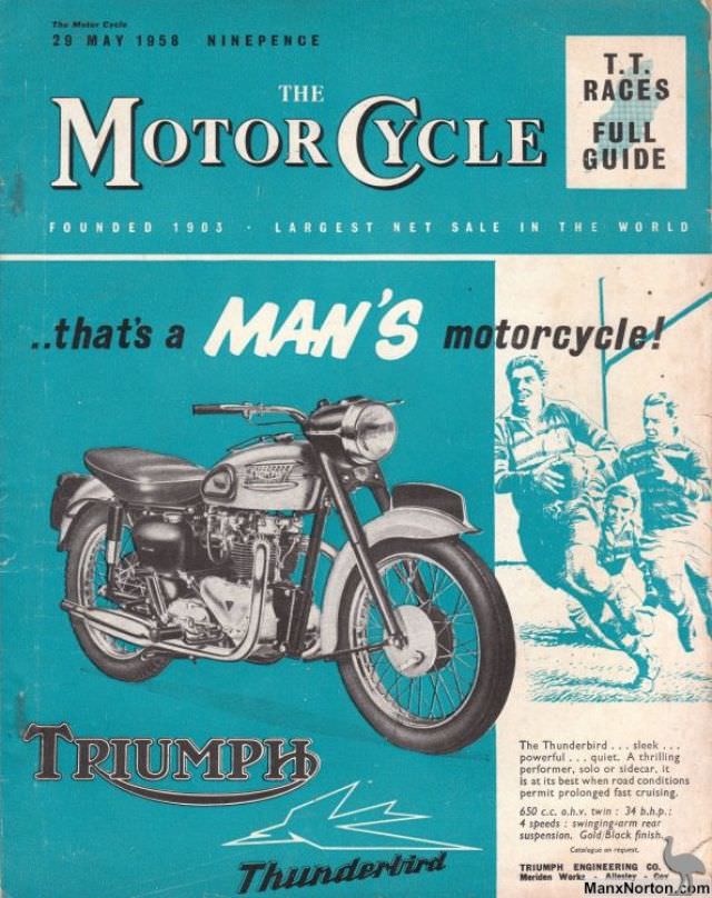 The Motor Cycle magazine, May 29, 1958