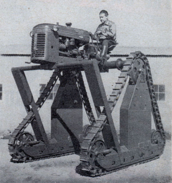 Tractor Mounted on "Stilts": A Revolutionary Innovation for Corn Farming in 1954