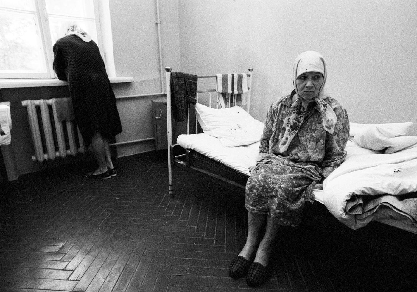Elderly Women in Retirement Home in Kiev