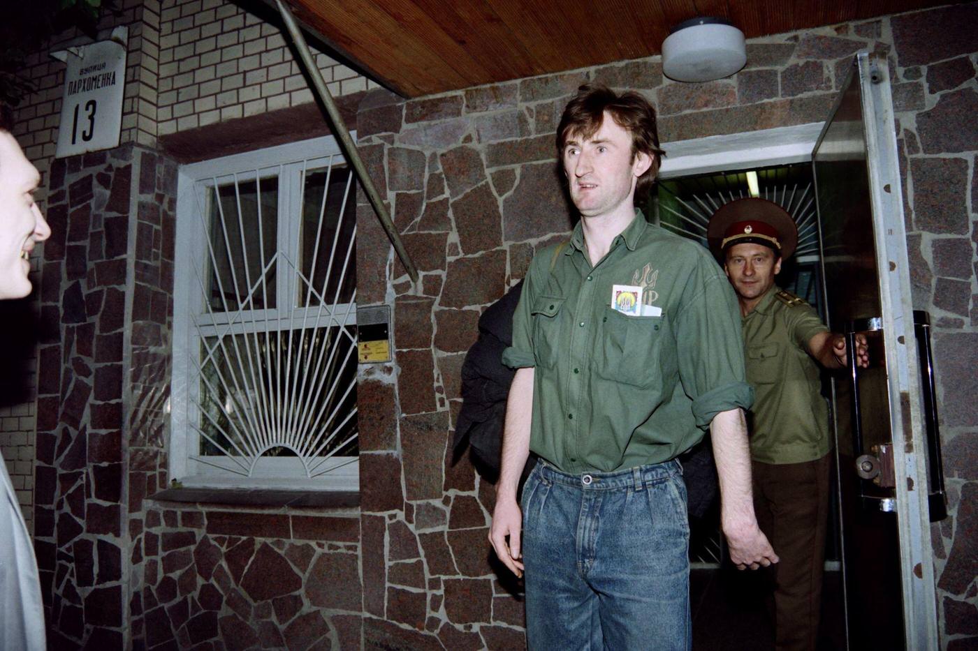 Released Political Prisoner in Kiev, 1991