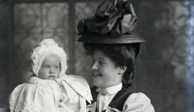 Edwardian Mothers with Babies