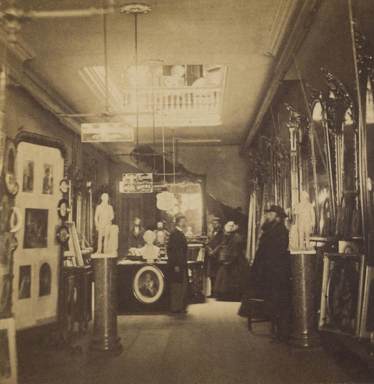 Jas. S. Eagle & Son Store Interior, Philadelphia, 1870s