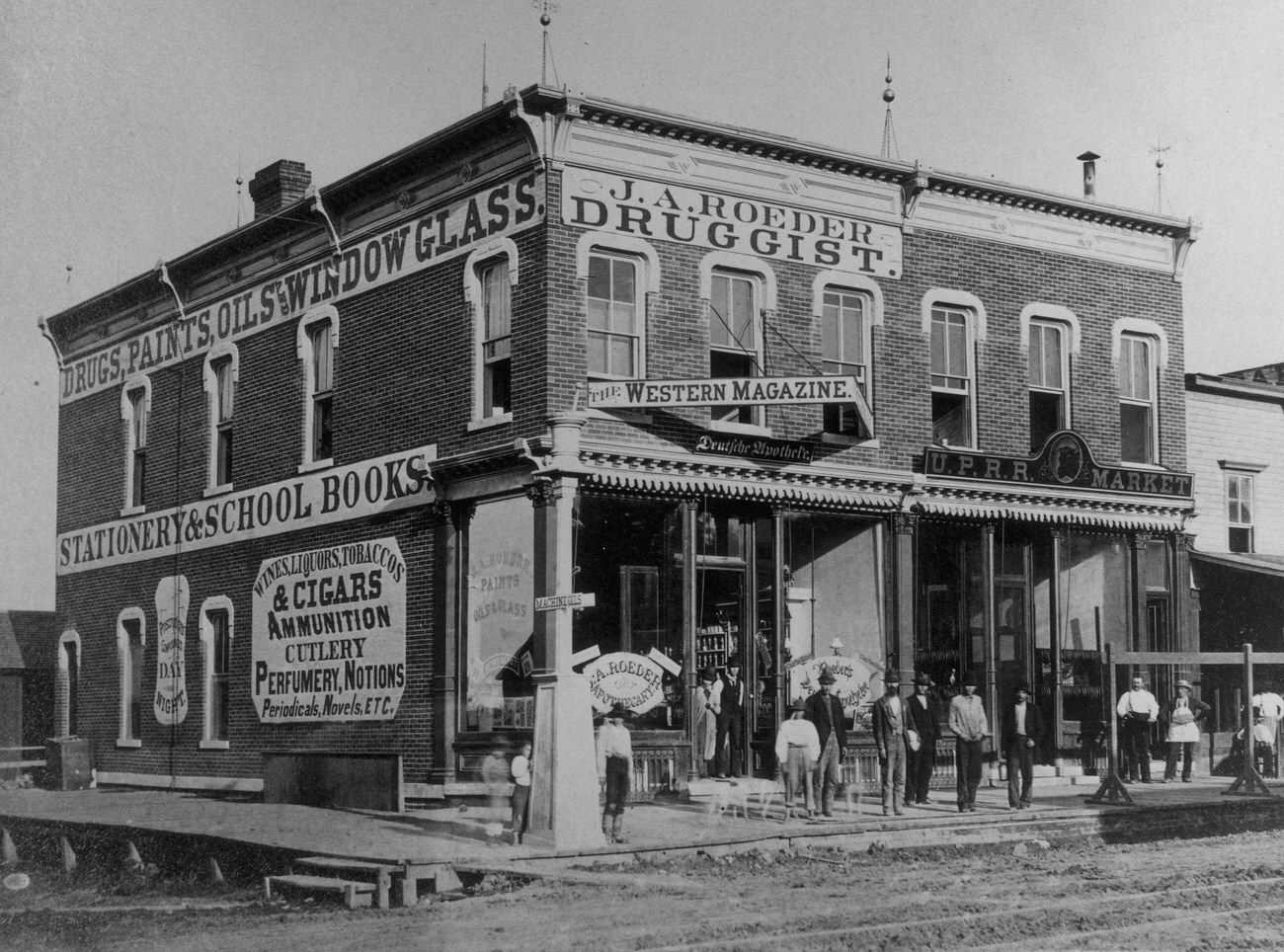 J.A. Roeder Druggist Store, Omaha, Nebraska, 1900s