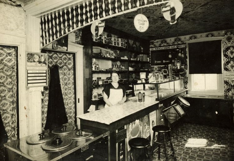 Ice cream, soda, candy & cigar shop in a small town, Berks County, Pennsylvania