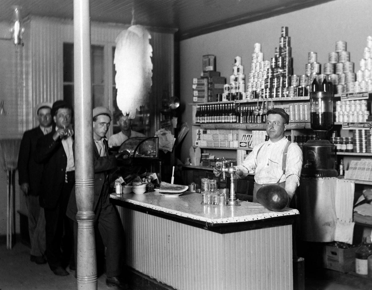 Customers in General Store, 1900