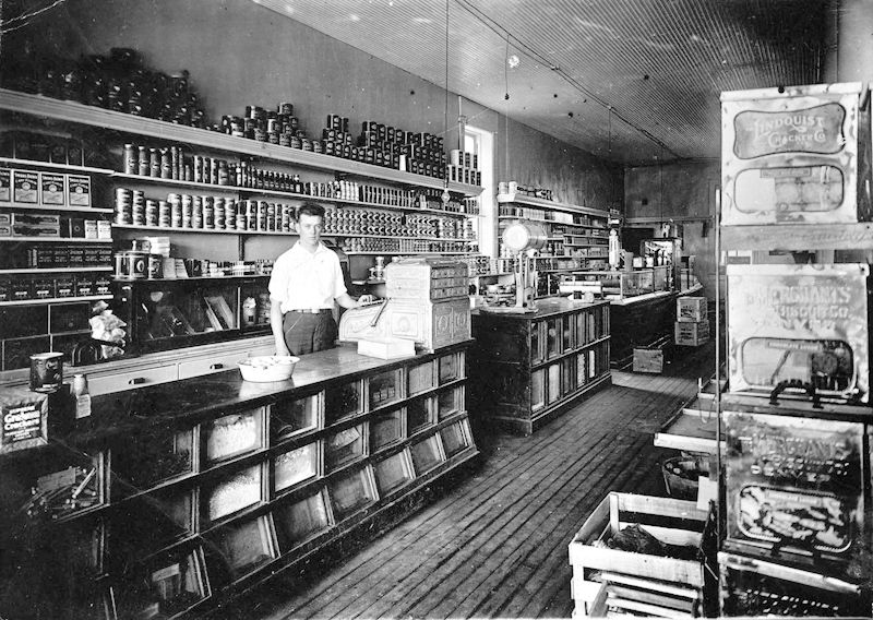 Manhart Store interior, Plum Avenue, Sedalia, Colorado